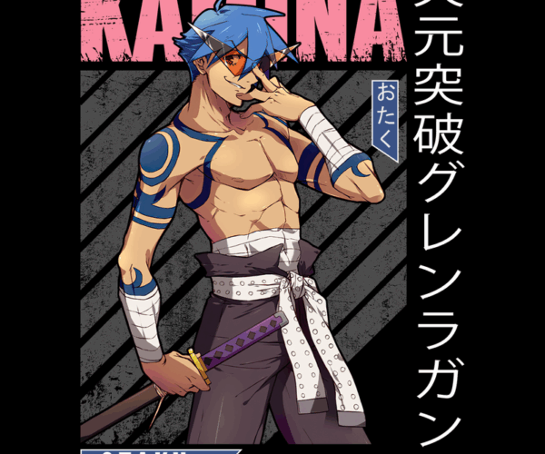 Kamina - Gurren Lagann Fanart