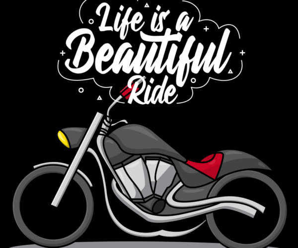 Beautiful Ride - Motorcycle Graphic