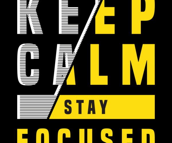 Keep Calm - Motivational Typography