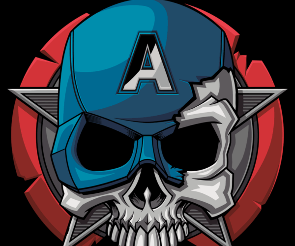 Captain Skull - Distressed Hero