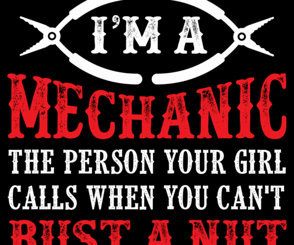 Mechanic - Pun T-shirt Design