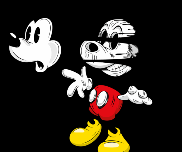 Glitchy Mickey - Deconstructed Classic