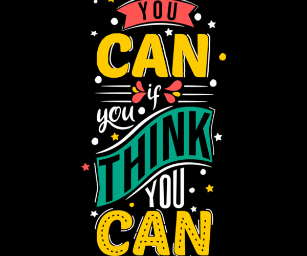 Motivational Typography - Positive Affirmation Art