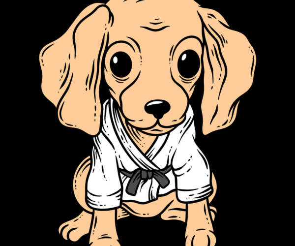 Karate Puppy - Black Belt Edition