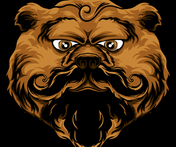 Grizzly Gentleman - Regal Bear Mascot