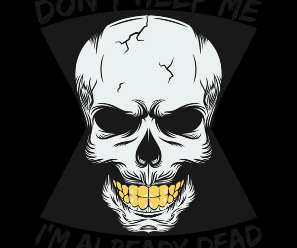Grinning Skull - Sarcastic Statement