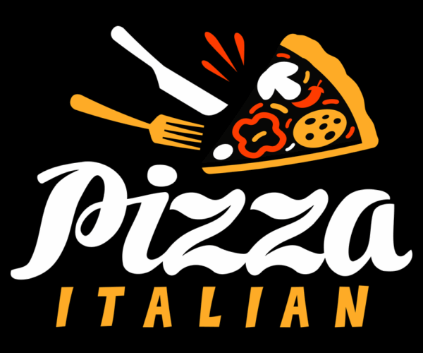 Pizza Slice - Italian Cuisine Logo