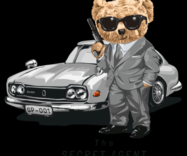 Secret Agent Bear - Automotive Ace