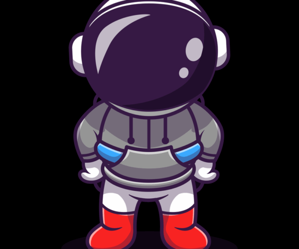 Hipster Astronaut - Casual Space Explorer
