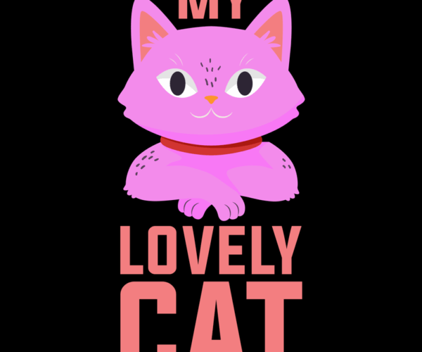 Lovely Cat - Pet Illustration
