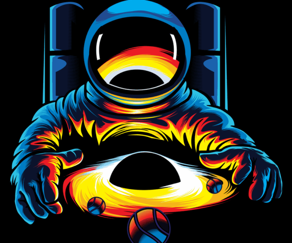 Cosmic Astronaut - Black Hole Explorer