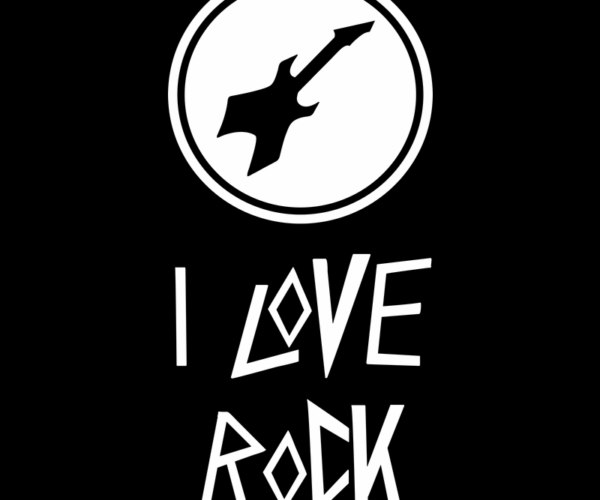 Rock 'n' Roll - Electric Guitar Logo