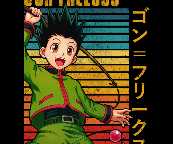 Gon Freecss - Retro Hunter Design