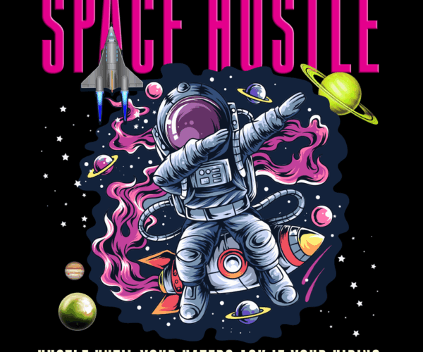 Astronaut Dab - Space Hustle Graphic Tee