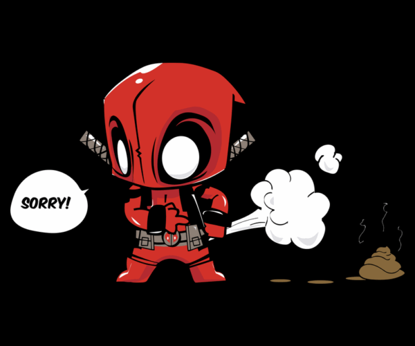 Chibi Deadpool - Fart Apology