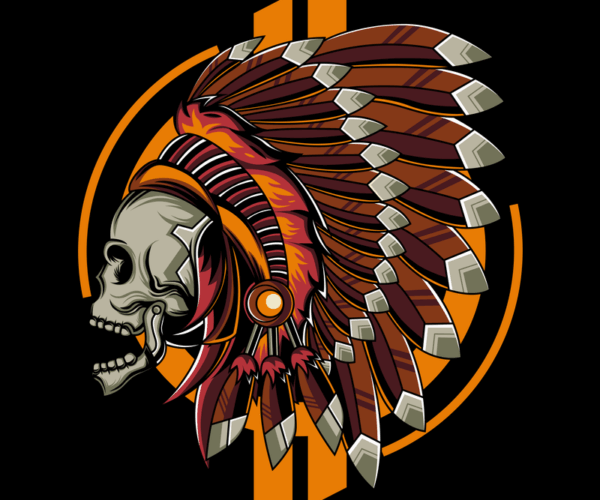 Skull Headdress - Tribal Warrior