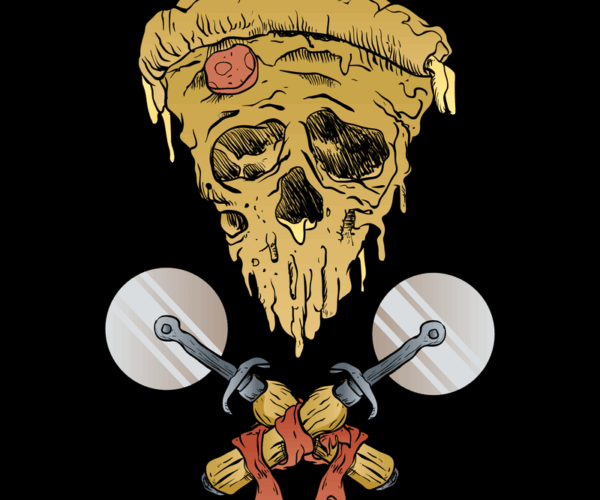 Pizza Skull - Culinary Grim
