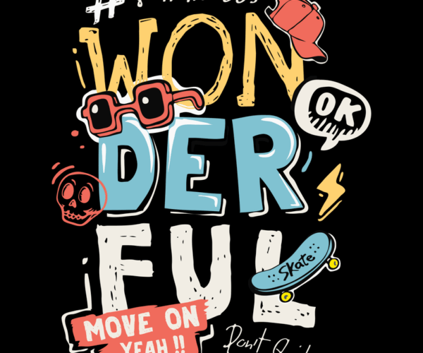 Summer Vibes Typography - Colorful Graphic