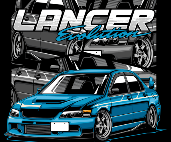 Lancer Evolution - Custom Car Art