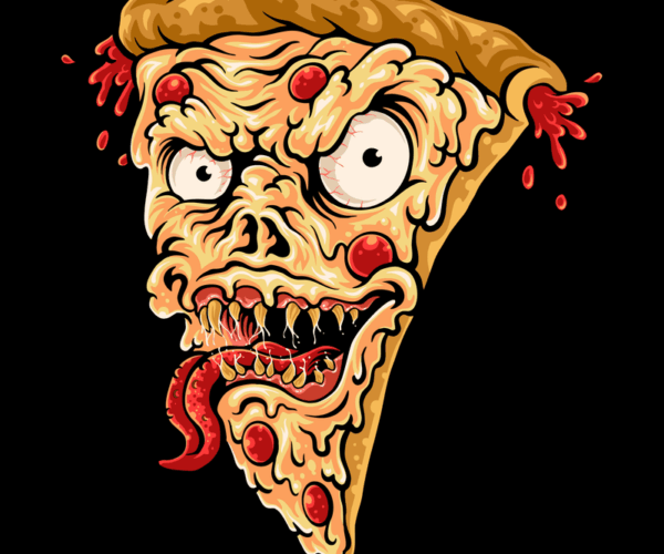 Pizza Demon - Horror Food Art