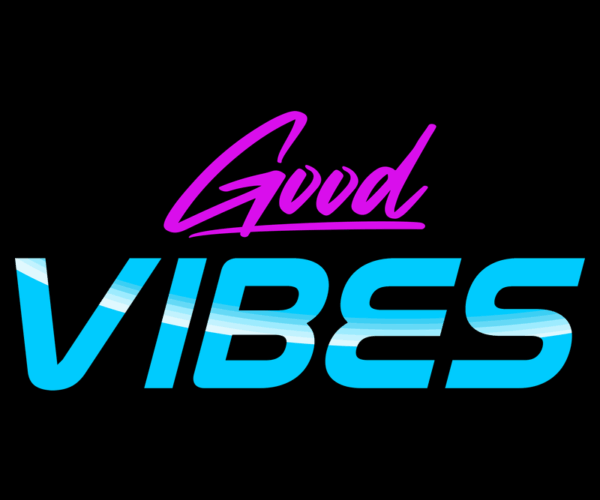 Retro Pop Vibes - Graphic Typography Art
