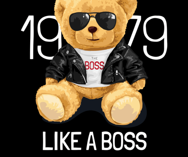 Cool Teddy - Biker Bear