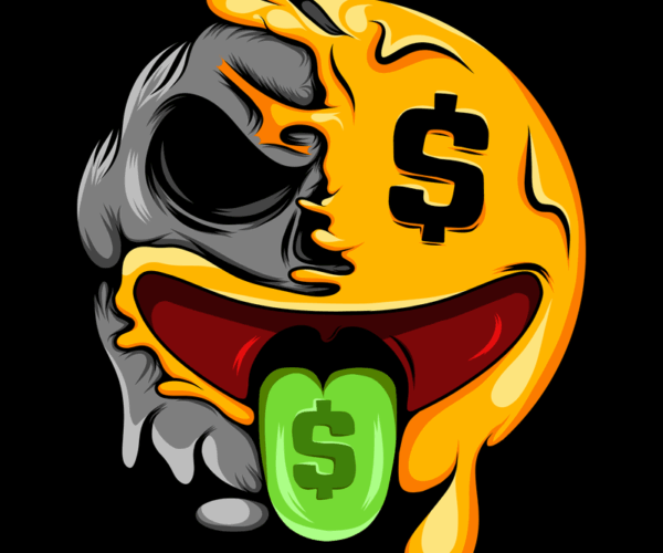 Melting Money - Greed Personified