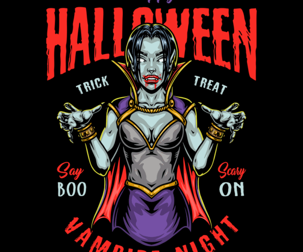 Vampire Night - Halloween Design