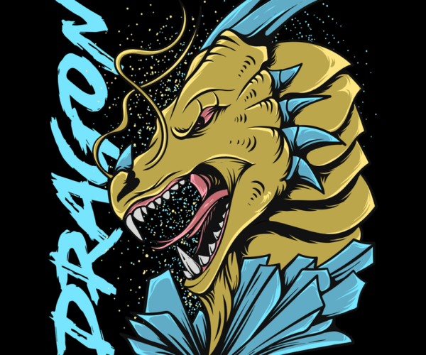 Roaring Wyvern - Crystal Dragon