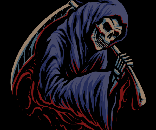Grim Reaper - Modern Vector Art
