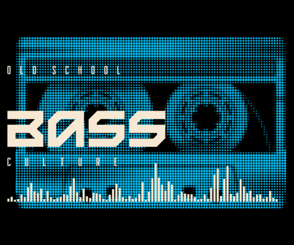 Old School Bass - Cassette Culture Art