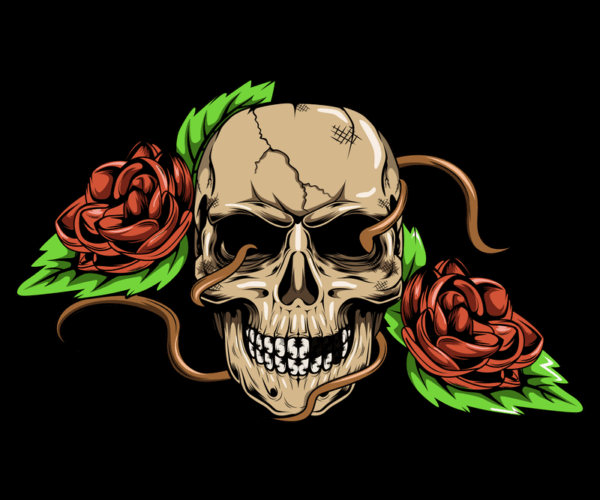 Skull & Roses - Gothic Romance