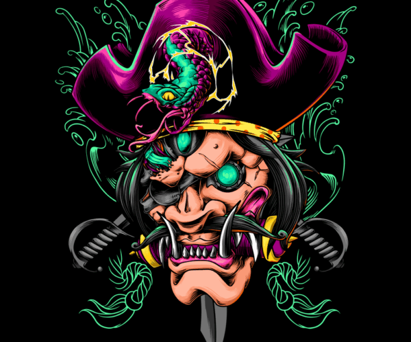 Cyber Pirate Oni - Neo-Tokyo Edition