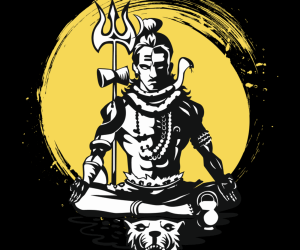 Meditating Shiva - Divine Serenity
