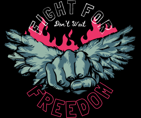 Winged Fist - Freedom Fighter Art
