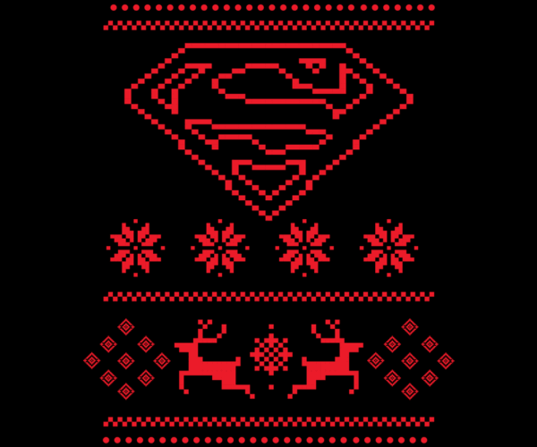 Superman Sweater Design - Pixel Art Edition