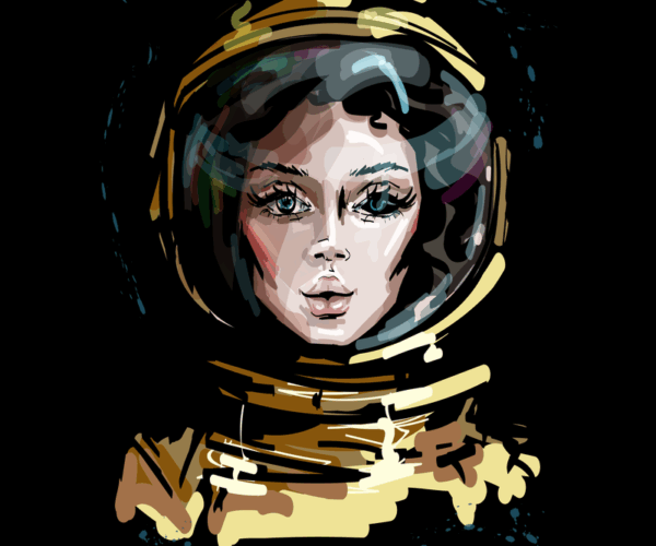 Astronaut Girl - Space Odyssey