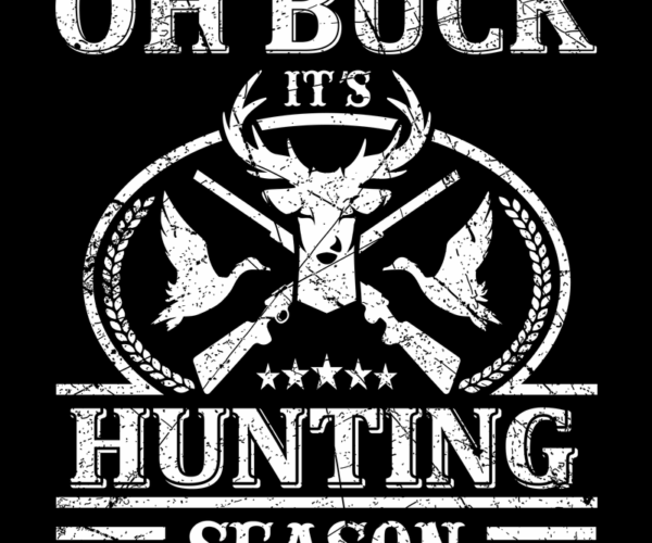 Hunting Season - Antler & Rifle Design