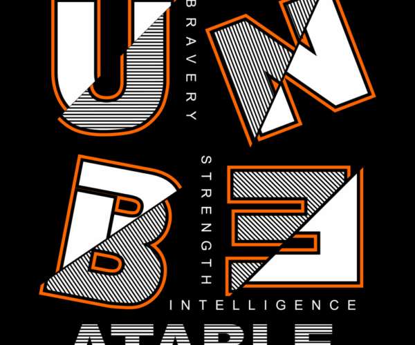 UNBEATABLE - Bold Typography Design