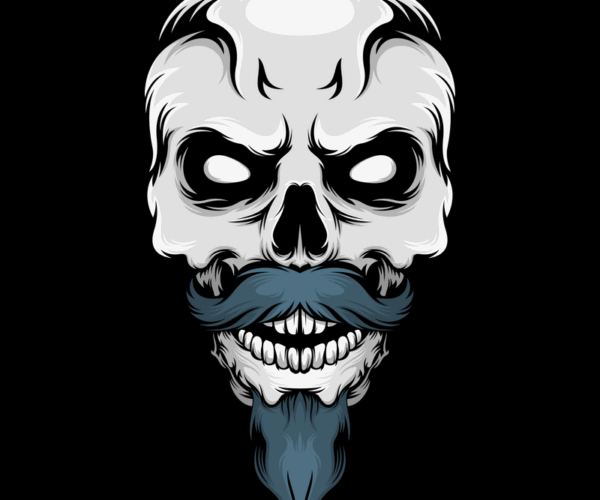 Bearded Skull - Elegant Undead