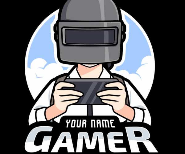 PUBG Gamer - Mobile Gaming Mascot