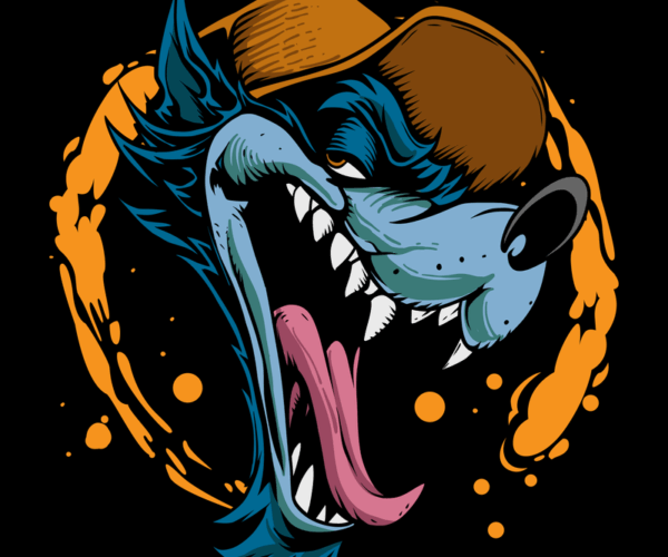 Streetwear Wolf - Urban Howl Edition