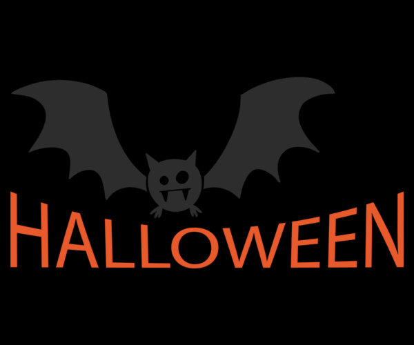 Halloween Bat - Spooky Greetings