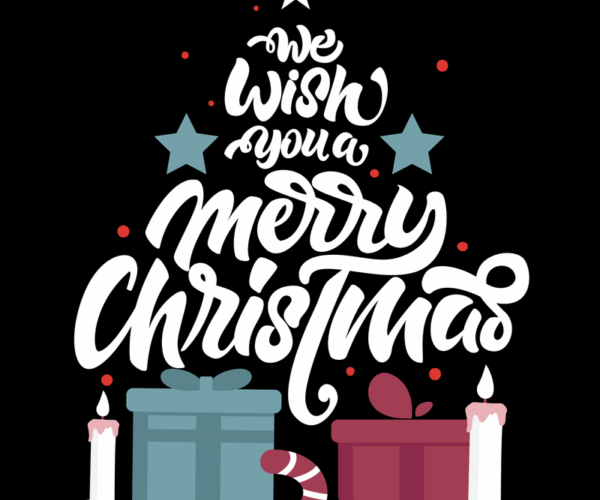 Christmas Tree - Holiday Typography