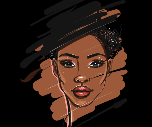 Afro Muse - Urban Canvas Portrait