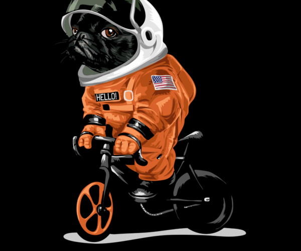 Astro Pug - Cycling the Cosmos