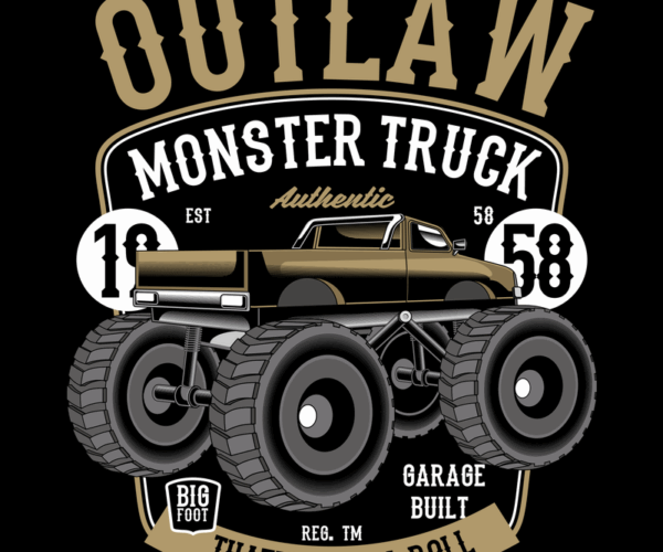 Outlaw Monster Truck - Vintage Garage Edition