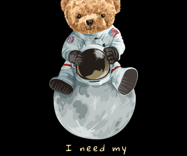 Astronaut Teddy - Lunar Dreamer