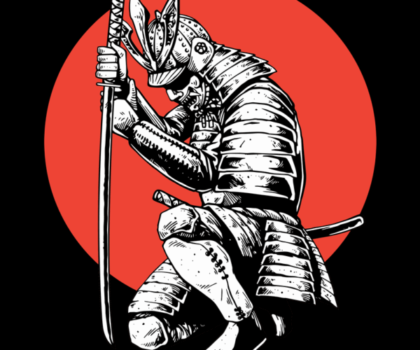 Samurai's Repose - Honor in Defeat