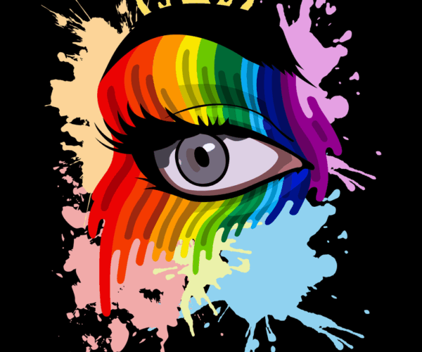 Rainbow Eye - Artistic Expression